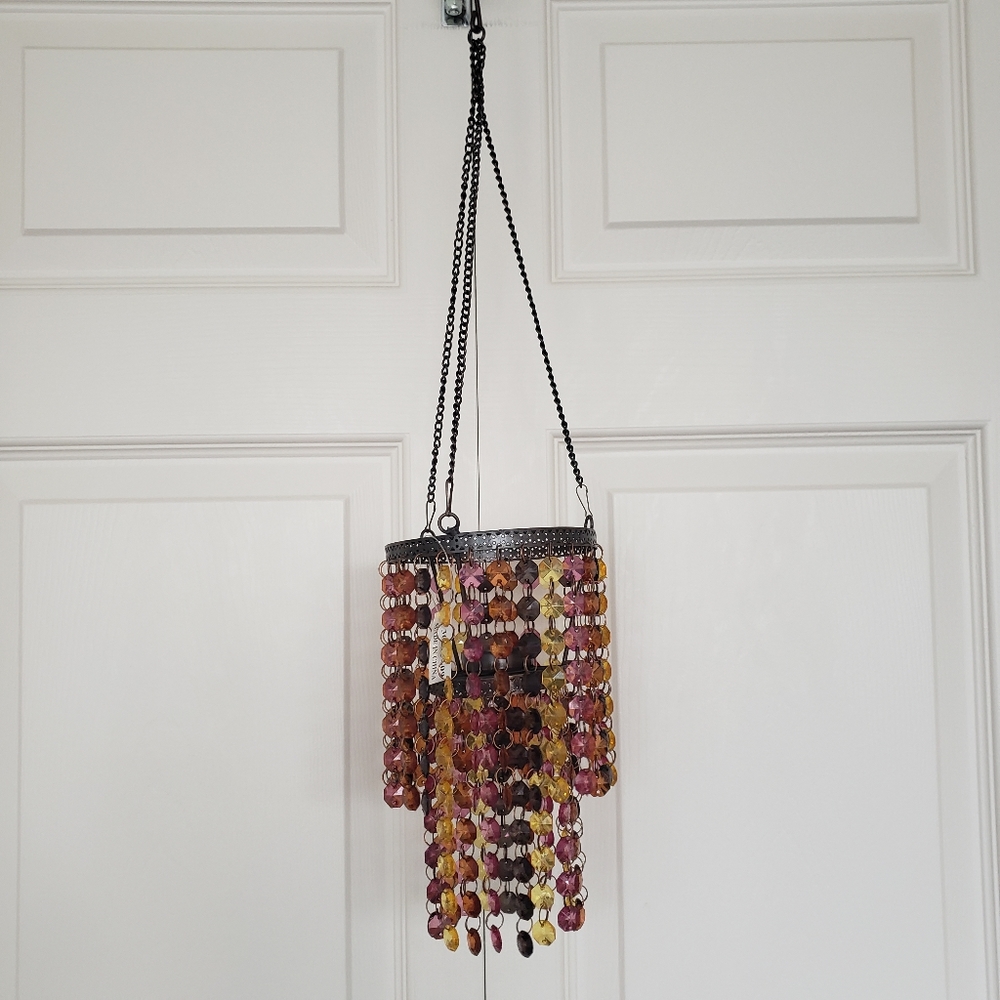 Hippy Boho Hanging Tea-Light Holder